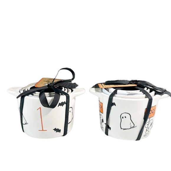 NEW VHTF RAE DUNN/PEANUTS Halloween Measuring Cup Set/4 🎃🎃🎃 - Picture 1 of 6